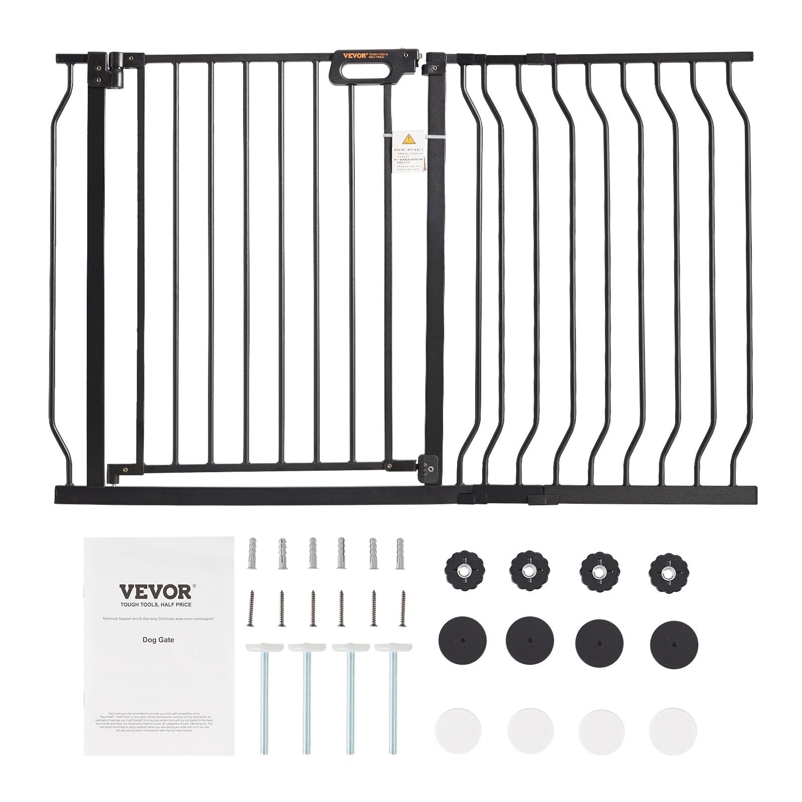 Baby Gate, 749-1229 mm Extra Wide, 762 mm High, Dog Gate for Stairs Doorways and House, Easy Step Walk Thru V952-LGXCWZLHS305B4PGBV0