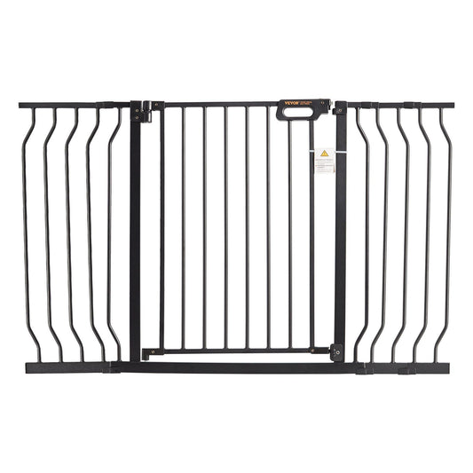 Baby Gate, 749-1346 mm Extra Wide, 762 mm High, Dog Gate for Stairs Doorways and House, Easy Step Walk Thru V952-LGXCWZLHS305EYXEKV0