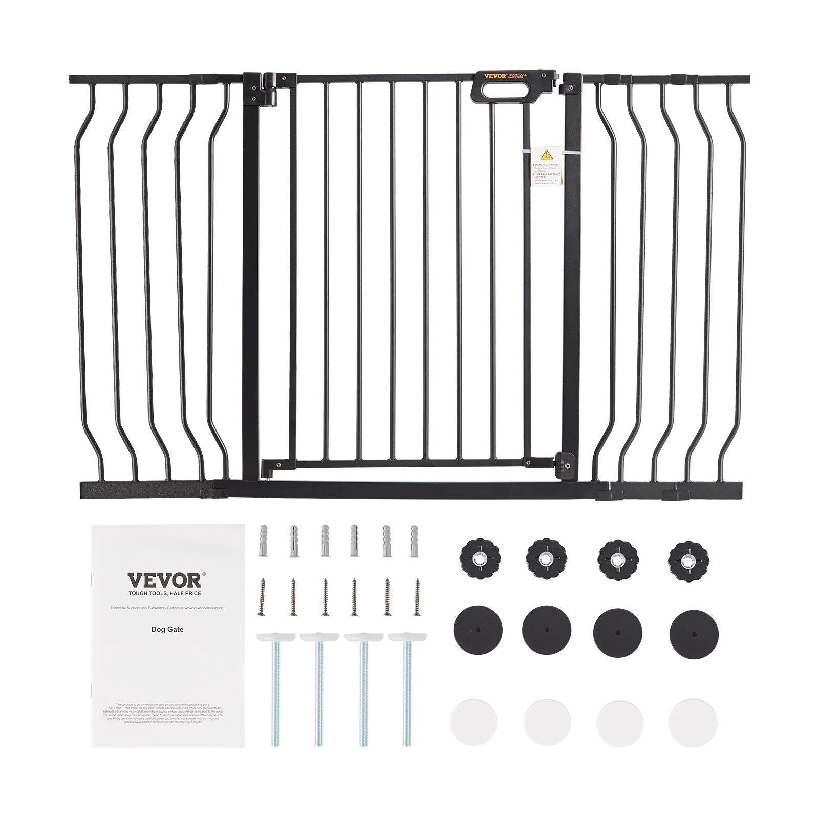 Baby Gate, 749-1346 mm Extra Wide, 762 mm High, Dog Gate for Stairs Doorways and House, Easy Step Walk Thru V952-LGXCWZLHS305EYXEKV0