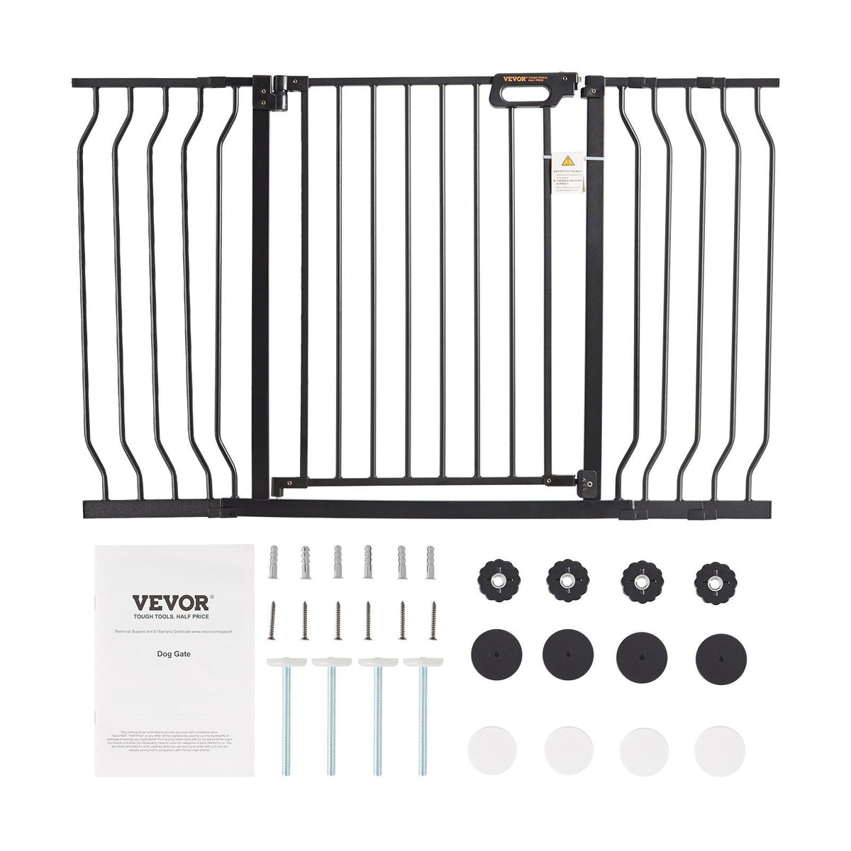 Baby Gate, 749-1346 mm Extra Wide, 762 mm High, Dog Gate for Stairs Doorways and House, Easy Step Walk Thru V952-LGXCWZLHS305EYXEKV0
