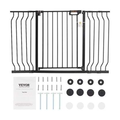 Baby Gate, 749-1346 mm Extra Wide, 762 mm High, Dog Gate for Stairs Doorways and House, Easy Step Walk Thru V952-LGXCWZLHS305EYXEKV0