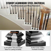 50 PCS Aluminum Alloy Baluster Flat Shoes Wrought Spindles for Staircase V952-LGXZLHJPM50POOK8QV0