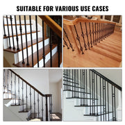 50 PCS Aluminum Alloy Baluster Flat Shoes Wrought Spindles for Staircase V952-LGXZLHJPM50POOK8QV0