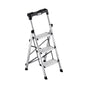 3 Step Ladder, Folding Step Stool with Wide Anti-Slip Pedal and Comfort Handgrip, 150 kg Capacity Portable V952-LHJBGTSB00002PVUB001V0