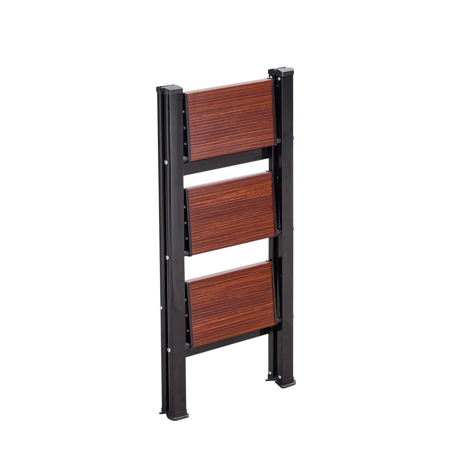 3 Step Ladder, Folding Step Stool with Wide Anti-Slip Pedal and Comfort Handgrip, Lightweight 150 kg Capacity V952-LHJHJTSB0000TIJOS001V0