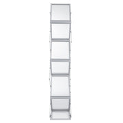 Literature Rack, 6 Pockets, Pop up Aluminum Magazine Rack, Lightweight Catalog Holder Stand w/Carrying Bag V952-LHJJCZDSSM6A4NJPRV0