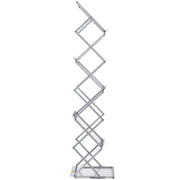 Literature Rack, 6 Pockets, Pop up Aluminum Magazine Rack, Lightweight Catalog Holder Stand w/Carrying Bag V952-LHJJCZDSSM6A4NJPRV0