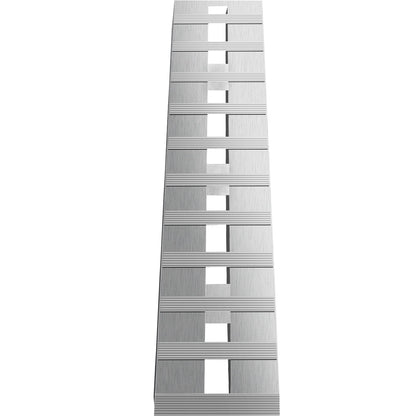 60' X 12' X 2.5'Aluminum Trailer Ramps 6000LBS Total Beavertail Hook End 1 Pair 2 Ramps V952-LHJPD60X12IN2ZZ01V0
