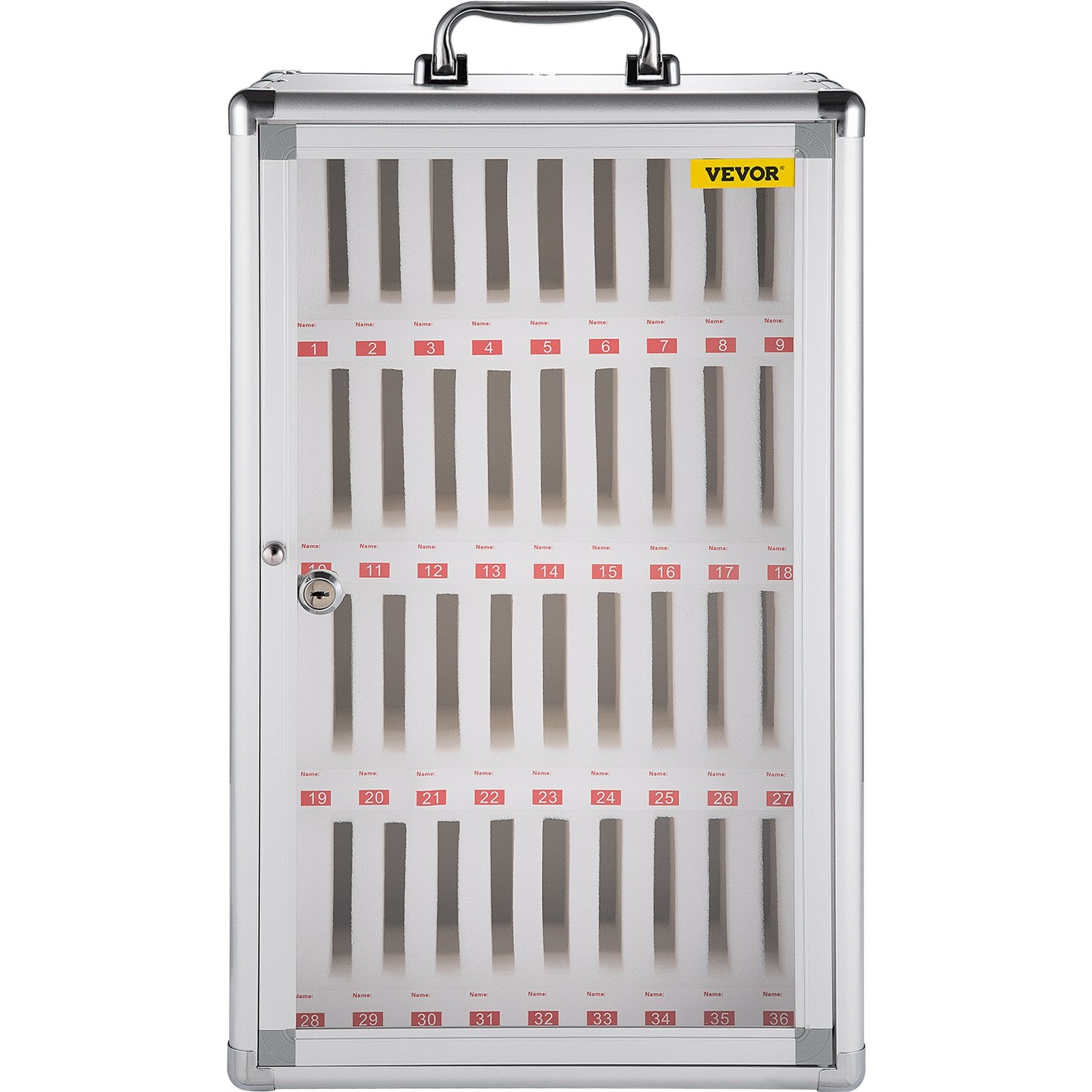 Cell Phones Storage Cabinet Clear Pocket Chart Storage Locker Box 36 Slots V952-LHJSJCCJLHJ36VYP6V0