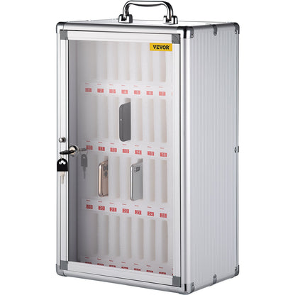 Cell Phones Storage Cabinet Clear Pocket Chart Storage Locker Box 36 Slots V952-LHJSJCCJLHJ36VYP6V0