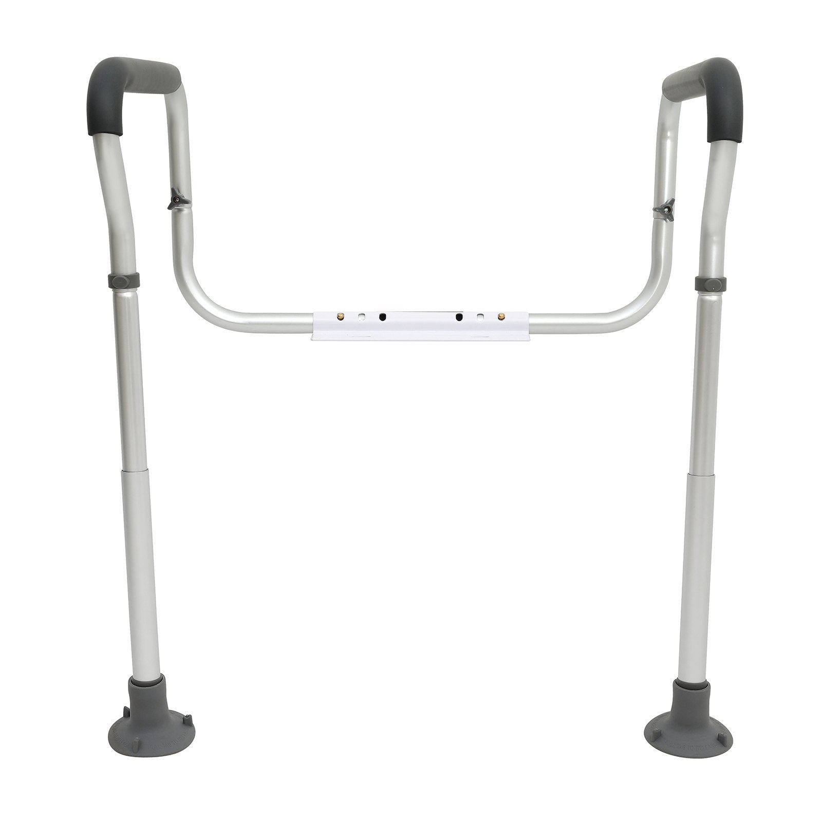 Toilet Safety Rail, Bathroom Toilet Seat Frame, Adjustable Width & Height Fit Most Toilets, Supports 136 kg, V952-LJLDSAQLG300LXDX1V0