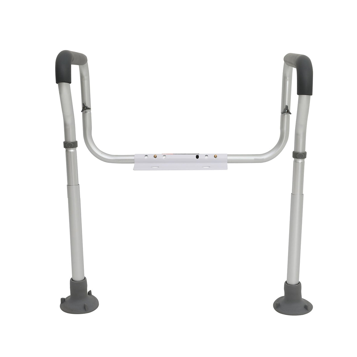 Toilet Safety Rail, Bathroom Toilet Seat Frame, Adjustable Width & Height Fit Most Toilets, Supports 136 kg, V952-LJLDSAQLG300LXDX1V0