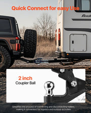Pintle Hook, 7256 kg Capacity, Pintle Hook Hitch for 50.4 mm Hitch Hook Military Receiver, Combination 50.4 V952-LJQXHTGDGQ2IPCCGVV0