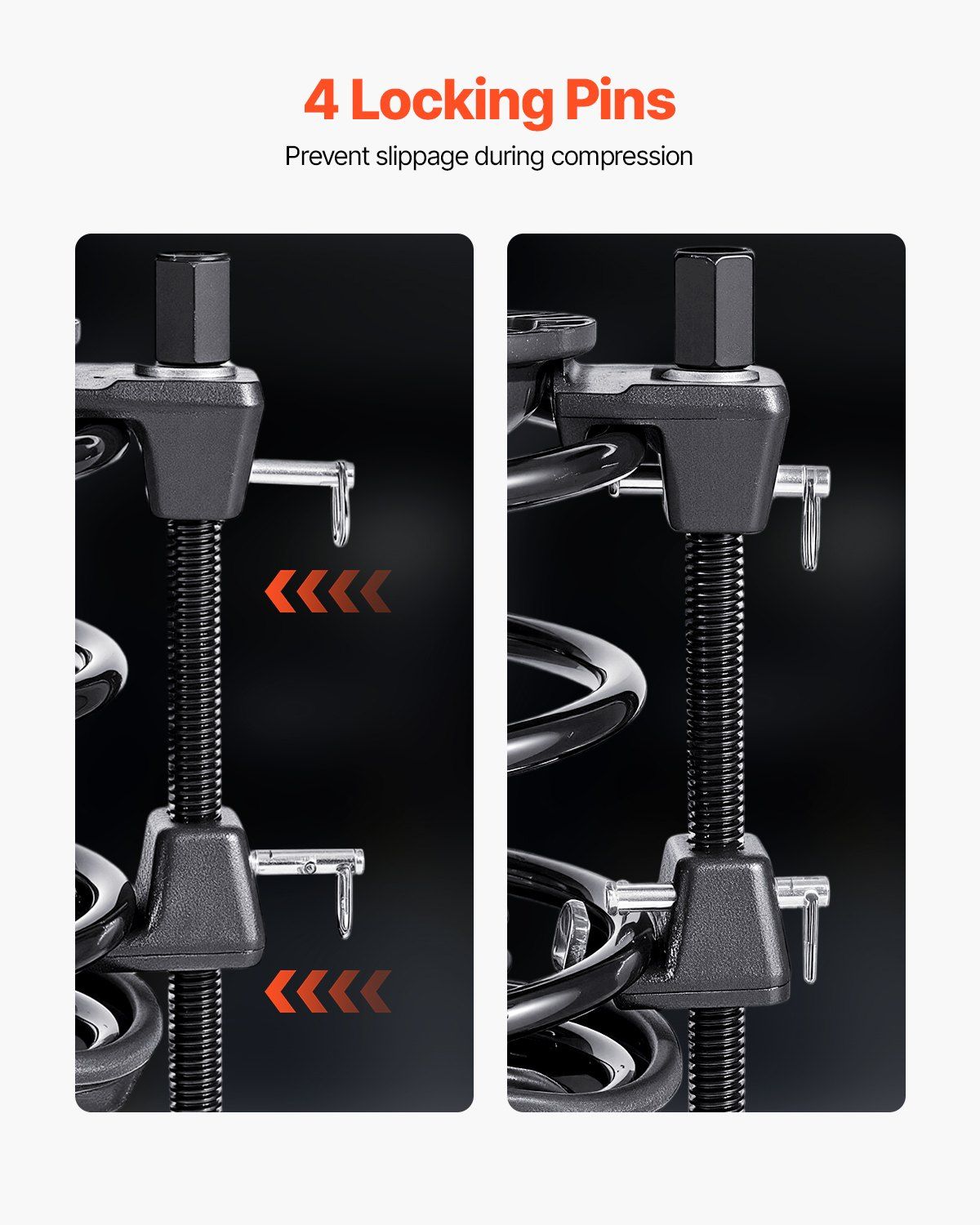 Strut Spring Compressor, 2 Pack, Heavy Duty Coil Spring Compressor Tool with 10.4 Inches(256 mm) Range, V952-LJSJZDHCZQ30X7BIIV0