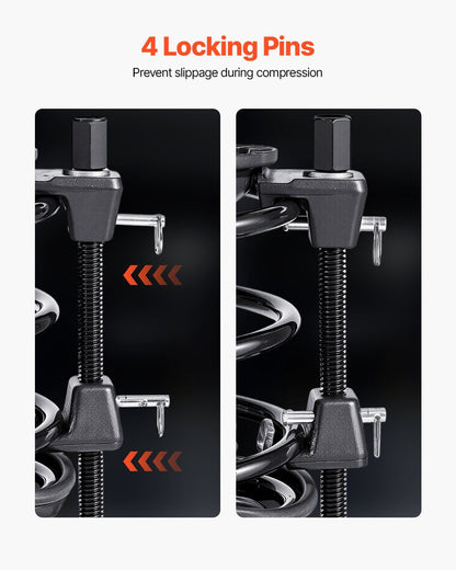 Strut Spring Compressor, 2 Pack, Heavy Duty Coil Spring Compressor Tool with 10.4 Inches(256 mm) Range, V952-LJSJZDHCZQ30X7BIIV0