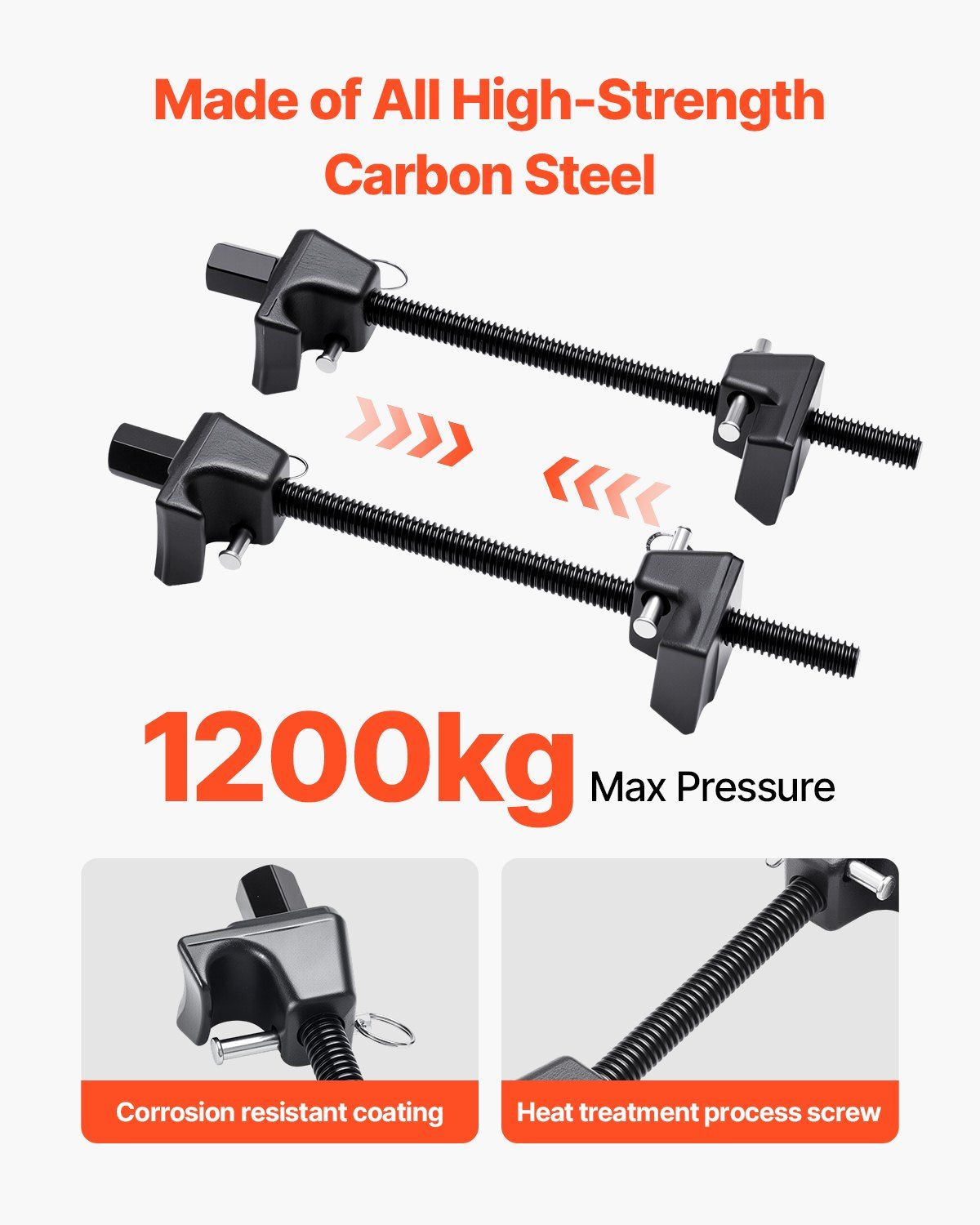 Strut Spring Compressor, 2 Pack, Heavy Duty Coil Spring Compressor Tool with 10.4 Inches(256 mm) Range, V952-LJSJZDHCZQ30X7BIIV0