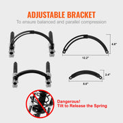 Coil Spring Compressor Tool, 2 pcs Heavy Duty Macpherson Strut Spring Compressor Set, 2646 lbs Strut Spring V952-LJSJZDHCZQSDQM65RV0