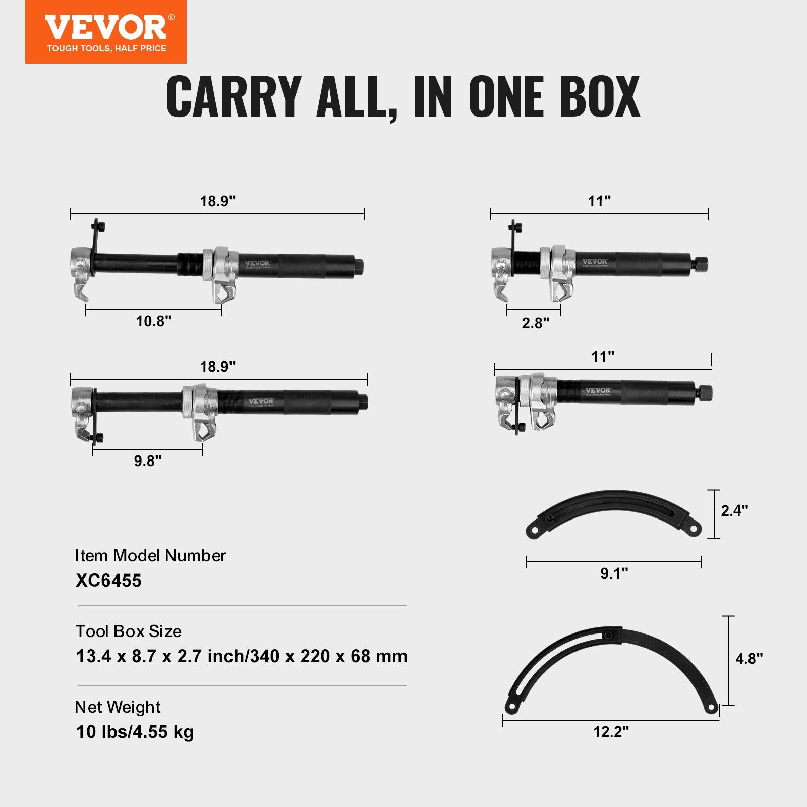 Coil Spring Compressor Tool, 2 pcs Heavy Duty Macpherson Strut Spring Compressor Set, 2646 lbs Strut Spring V952-LJSJZDHCZQSDQM65RV0