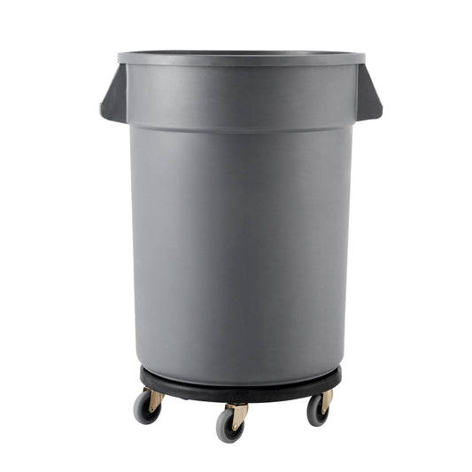 Trash Can Dolly, Fit 20, 32, 44, 55 Gallon Containers, Round Trash Can Roller Base with 4 Lockable Wheels, V952-LJTTCHS1JYXBCQQ2TV0