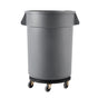 Trash Can Dolly, Fit 20, 32, 44, 55 Gallon Containers, Round Trash Can Roller Base with 4 Lockable Wheels, V952-LJTTCHS1JYXBCQQ2TV0