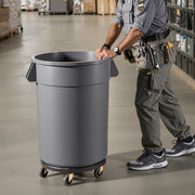 Trash Can Dolly, Fit 20, 32, 44, 55 Gallon Containers, Round Trash Can Roller Base with 4 Lockable Wheels, V952-LJTTCHS1JYXBCQQ2TV0