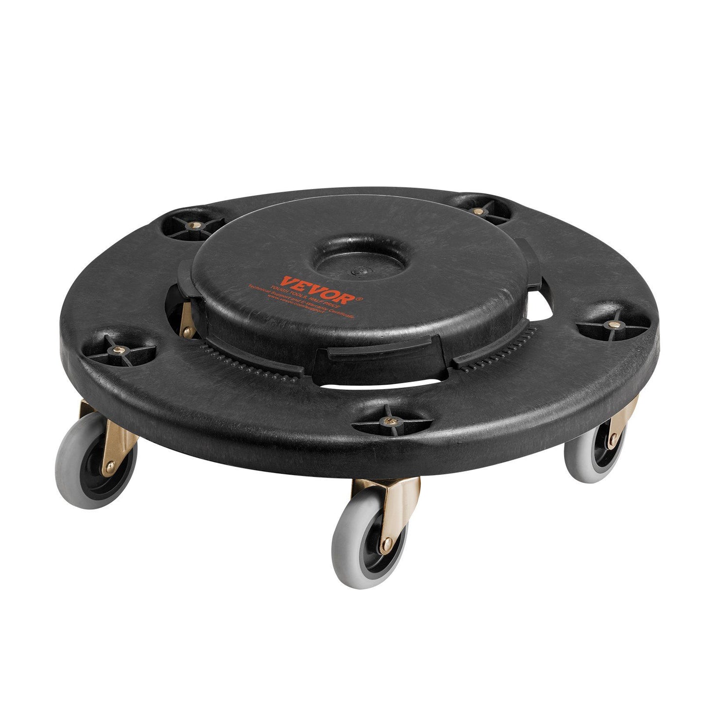 Trash Can Dolly, Fit 20, 32, 44, 55 Gallon Containers, Round Trash Can Roller Base with 4 Lockable Wheels, V952-LJTTCHS1JYXBCQQ2TV0