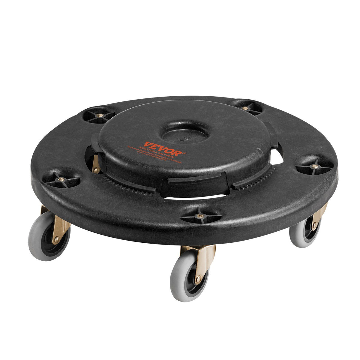 Trash Can Dolly, Fit 20, 32, 44, 55 Gallon Containers, Round Trash Can Roller Base with 4 Lockable Wheels, V952-LJTTCHS1JYXBCQQ2TV0