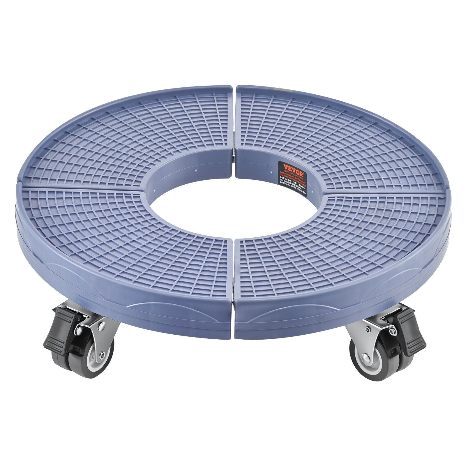 Trash Can Dolly with 4 Lockable Wheels, 440lbs Weight Capacity, Round Trash Can Roller Base, 15-22.8 in V952-LJTTCLS1JYXKA71A1V0