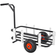 Beach Fishing Cart, 91 kg Load Capacity, Fish and Marine Cart with Two 275 mm Big Wheels Rubber Balloon Tires V952-LLKYJC11YC0080XFQV0
