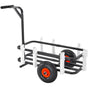 Beach Fishing Cart, 91 kg Load Capacity, Fish and Marine Cart with Two 275 mm Big Wheels Rubber Balloon Tires V952-LLKYJC11YC0080XFQV0