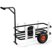Beach Fishing Cart, 91 kg Load Capacity, Fish and Marine Cart with Two 275 mm Big Wheels Rubber Balloon Tires V952-LLKYJC11YC0080XFQV0