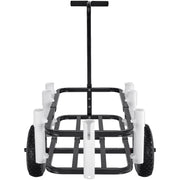 Beach Fishing Cart, 91 kg Load Capacity, Fish and Marine Cart with Two 275 mm Big Wheels Rubber Balloon Tires V952-LLKYJC11YC0080XFQV0