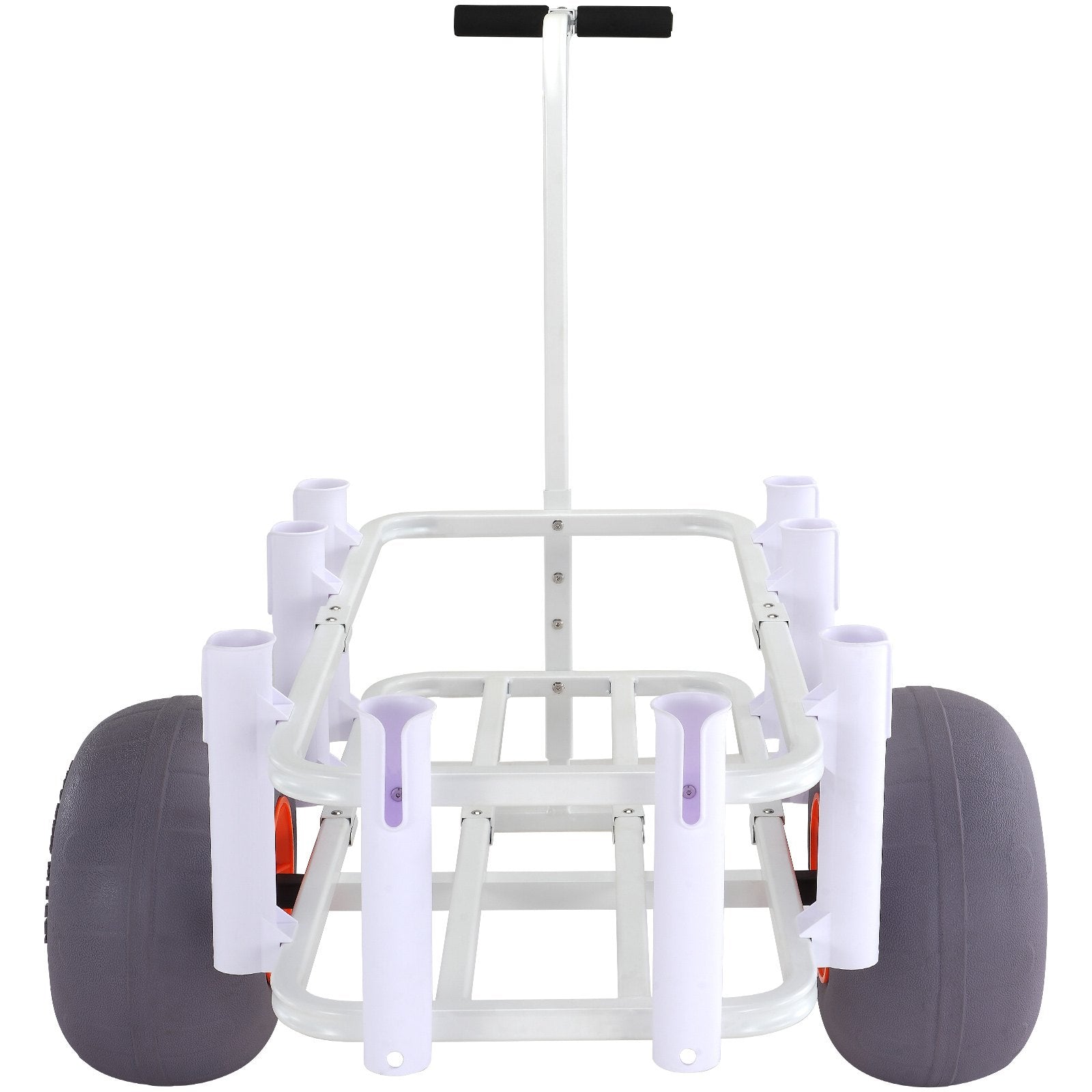 Beach Fishing Cart, 136 kg Load Capacity, Fish and Marine Cart with Two 330 mm Big Wheels PU Balloon Tires V952-LLKYJC13YC0073FBMV0