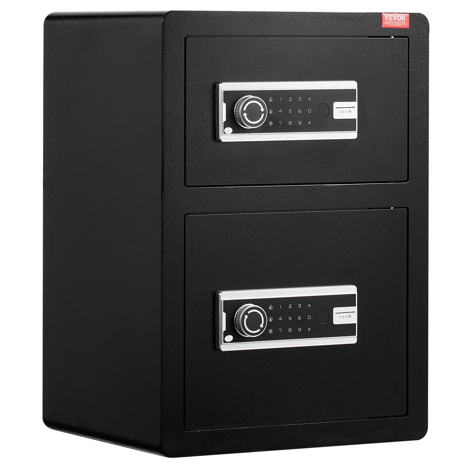 Double Door 3.5 cu.ft Safe Box with Key Lock Password Fireproof Bag Black V952-LMBXXLS3139CMP3A6V9