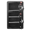 Double Doors 4.5 cu.ft Safe Box with Key Lock & Password, Safe Lock Box with Fireproof Bag, Key Rack, LED V952-LMBXXLS452CU8Z59AV9