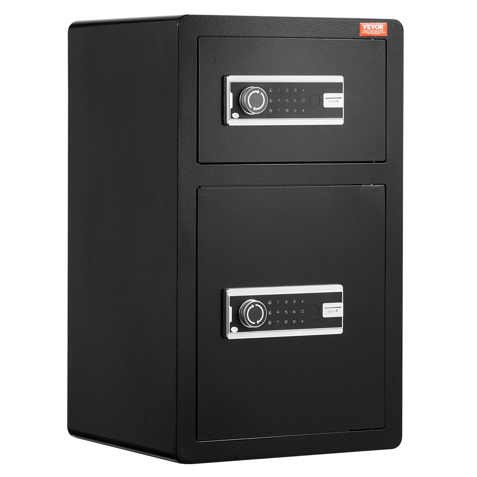 Double Doors 4.5 cu.ft Safe Box with Key Lock & Password, Safe Lock Box with Fireproof Bag, Key Rack, LED V952-LMBXXLS452CU8Z59AV9