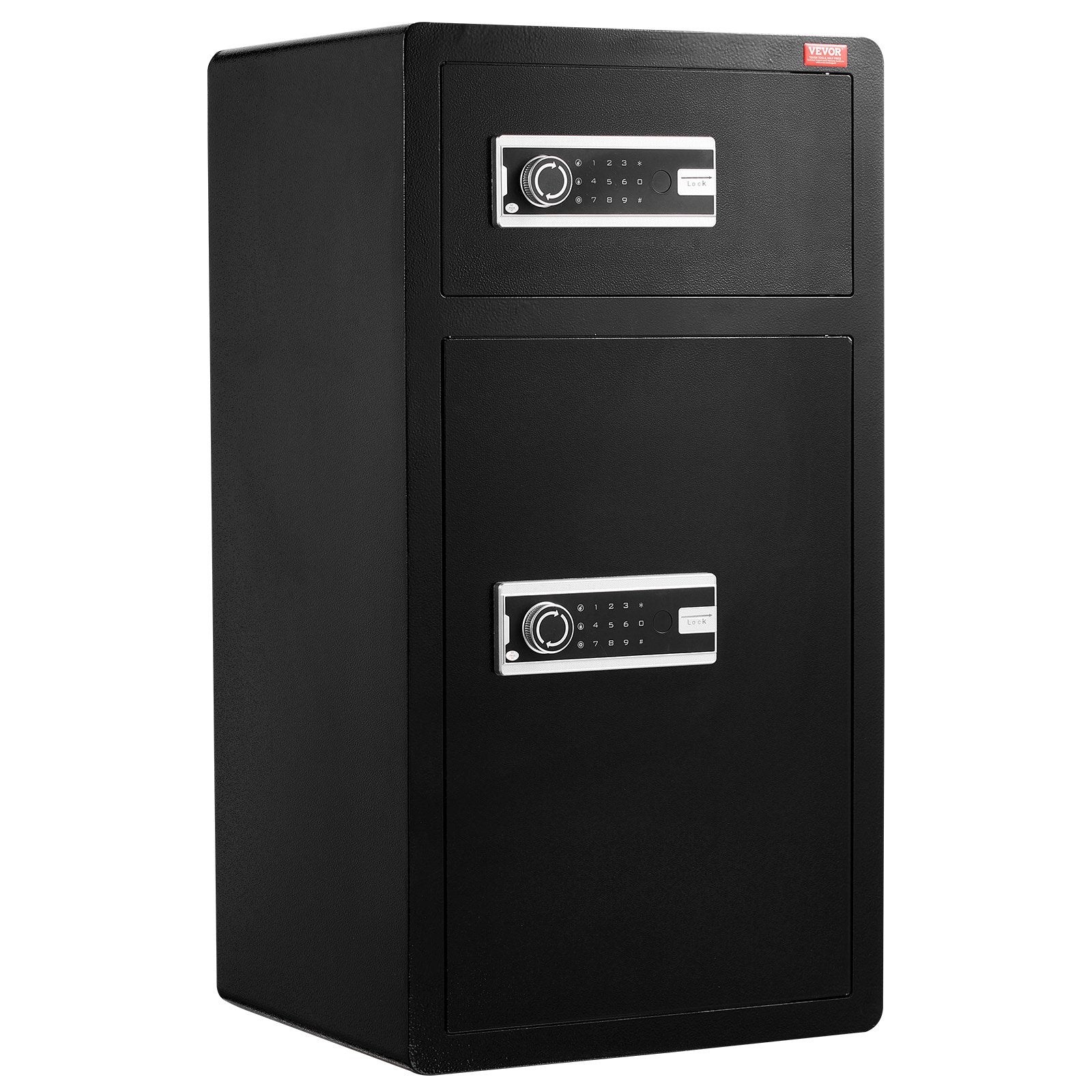 Double Doors 7.2 cu.ft Safe Box with Key Lock & Password, Safe Lock Box with Fireproof Bag, Key Rack, LED V952-LMBXXLS782CUWAFUQV9