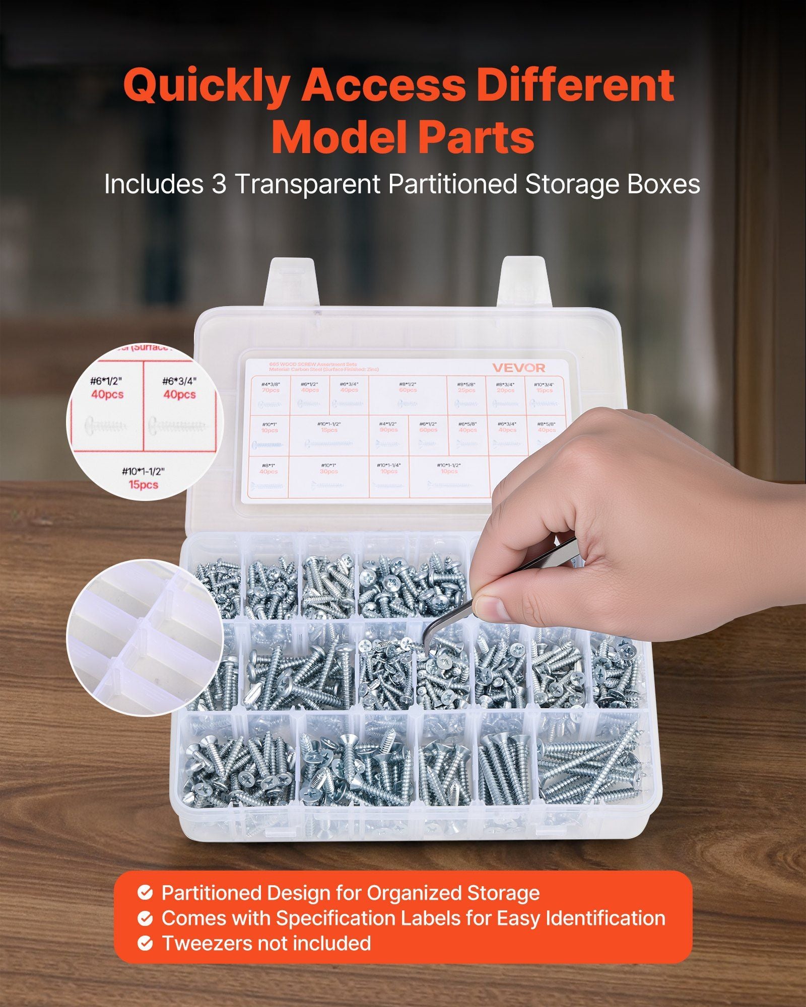 2250 Pcs Bolts and Nuts Assortment Kit, Metric + Imperial Machine Screws and Flat Washers, Alloy Steel V952-LMHLSTZGZLJYS6FAS001V0