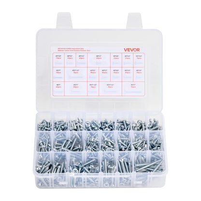 2250 Pcs Bolts and Nuts Assortment Kit, Metric + Imperial Machine Screws and Flat Washers, Alloy Steel V952-LMHLSTZGZLJYS6FAS001V0