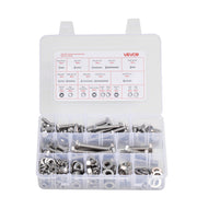 246 Pcs Bolts and Nuts Assortment Kit, Imperial Screws and Flat Washers, Stainless Steel V952-LMHLSTZYZLJBGVF6F001V0