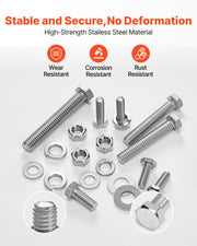 246 Pcs Bolts and Nuts Assortment Kit, Imperial Screws and Flat Washers, Stainless Steel V952-LMHLSTZYZLJBGVF6F001V0