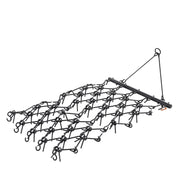 Drag Harrow, 1.2x1.2 m Durable Chain Harrow with 69 Sharp Teeth, Suitable for ATV UTV Tractor, Ideal for Soil V952-LP44FTDPK0002OK0ZV0