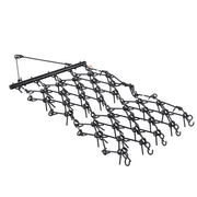 Drag Harrow, 1.2x1.2 m Durable Chain Harrow with 69 Sharp Teeth, Suitable for ATV UTV Tractor, Ideal for Soil V952-LP44FTDPK0002OK0ZV0