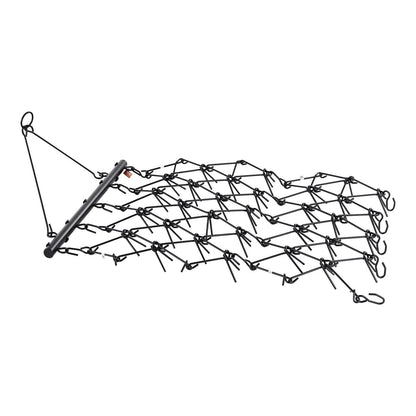 Drag Harrow, 1.2x1.7m Durable Chain Harrow with 80 Sharp Teeth, Suitable for ATV UTV Tractor, Ideal for Soil V952-LP456FTDPK00ZA2T5V0
