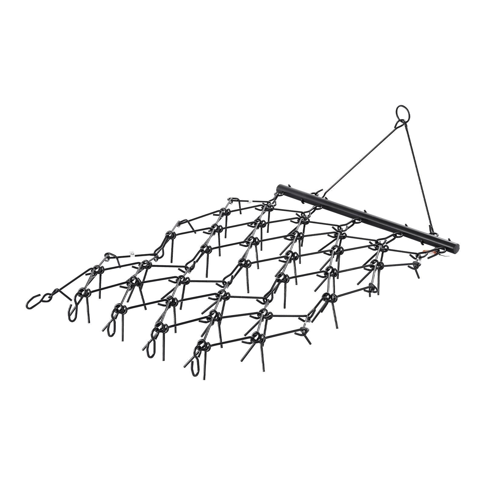 Drag Harrow, 1.2x1.7m Durable Chain Harrow with 80 Sharp Teeth, Suitable for ATV UTV Tractor, Ideal for Soil V952-LP456FTDPK00ZA2T5V0