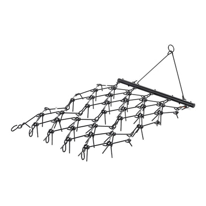 Drag Harrow, 1.2x1.7m Durable Chain Harrow with 80 Sharp Teeth, Suitable for ATV UTV Tractor, Ideal for Soil V952-LP456FTDPK00ZA2T5V0