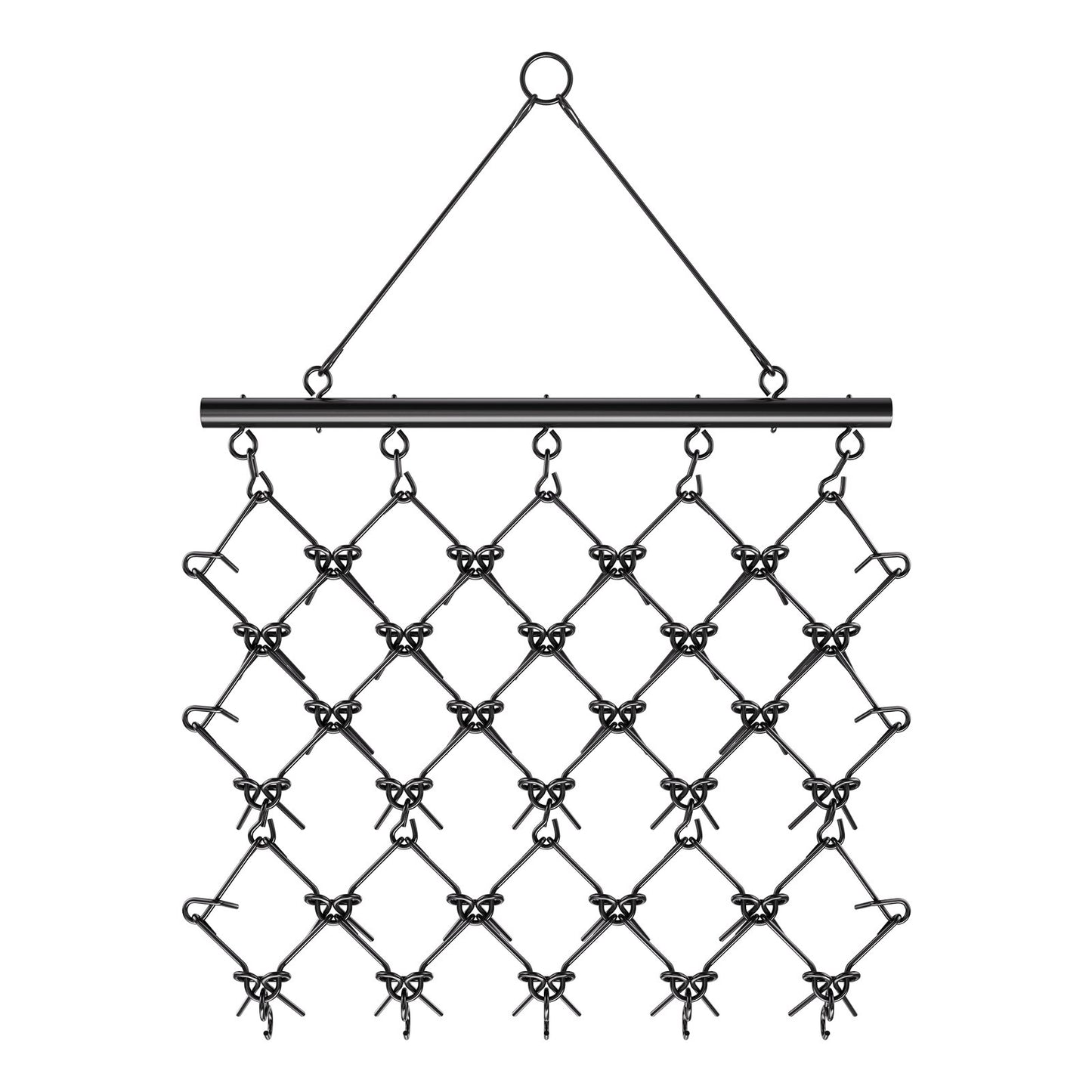 Drag Harrow, 5 x 4.5 ft Durable Chain Harrow with 60 Sharp Teeth, Suitable for ATV UTV Tractor, Ideal for V952-LP545FTGDK00K6HARV0