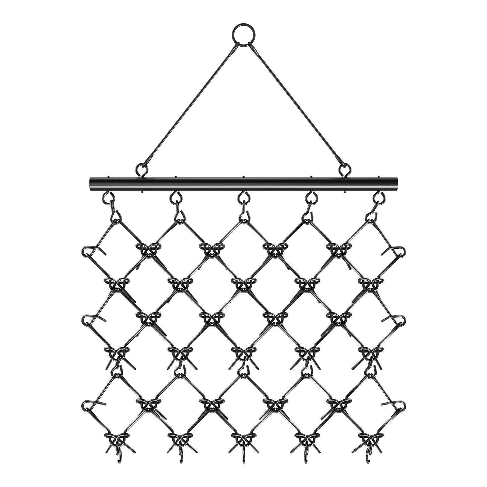 Drag Harrow, 5 x 4.5 ft Durable Chain Harrow with 60 Sharp Teeth, Suitable for ATV UTV Tractor, Ideal for V952-LP545FTGDK00K6HARV0