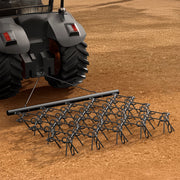 Drag Harrow, 5 x 4.5 ft Durable Chain Harrow with 60 Sharp Teeth, Suitable for ATV UTV Tractor, Ideal for V952-LP545FTGDK00K6HARV0