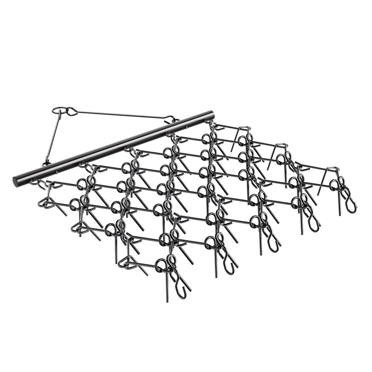 Drag Harrow, 5 x 4.5 ft Durable Chain Harrow with 60 Sharp Teeth, Suitable for ATV UTV Tractor, Ideal for V952-LP545FTGDK00K6HARV0